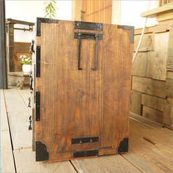 日式抽屜櫃古董櫃子實木時尚日式裝飾置物架日式現代昭和復古家具老工具老家具 第8張的照片