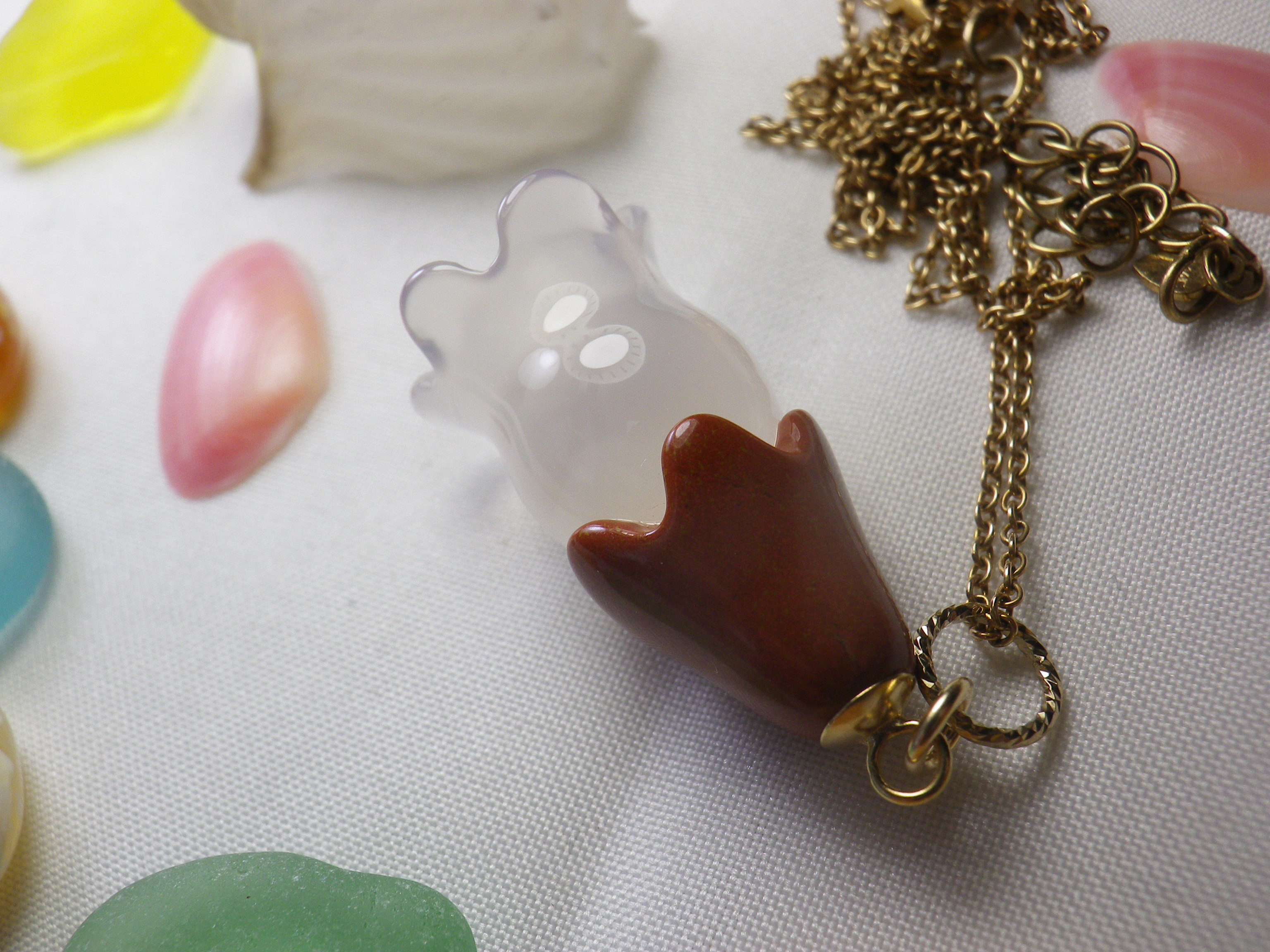 新作！シーアゲート（瑪瑙）とジャスパーの魔法のお花♪魔法の国ザンス