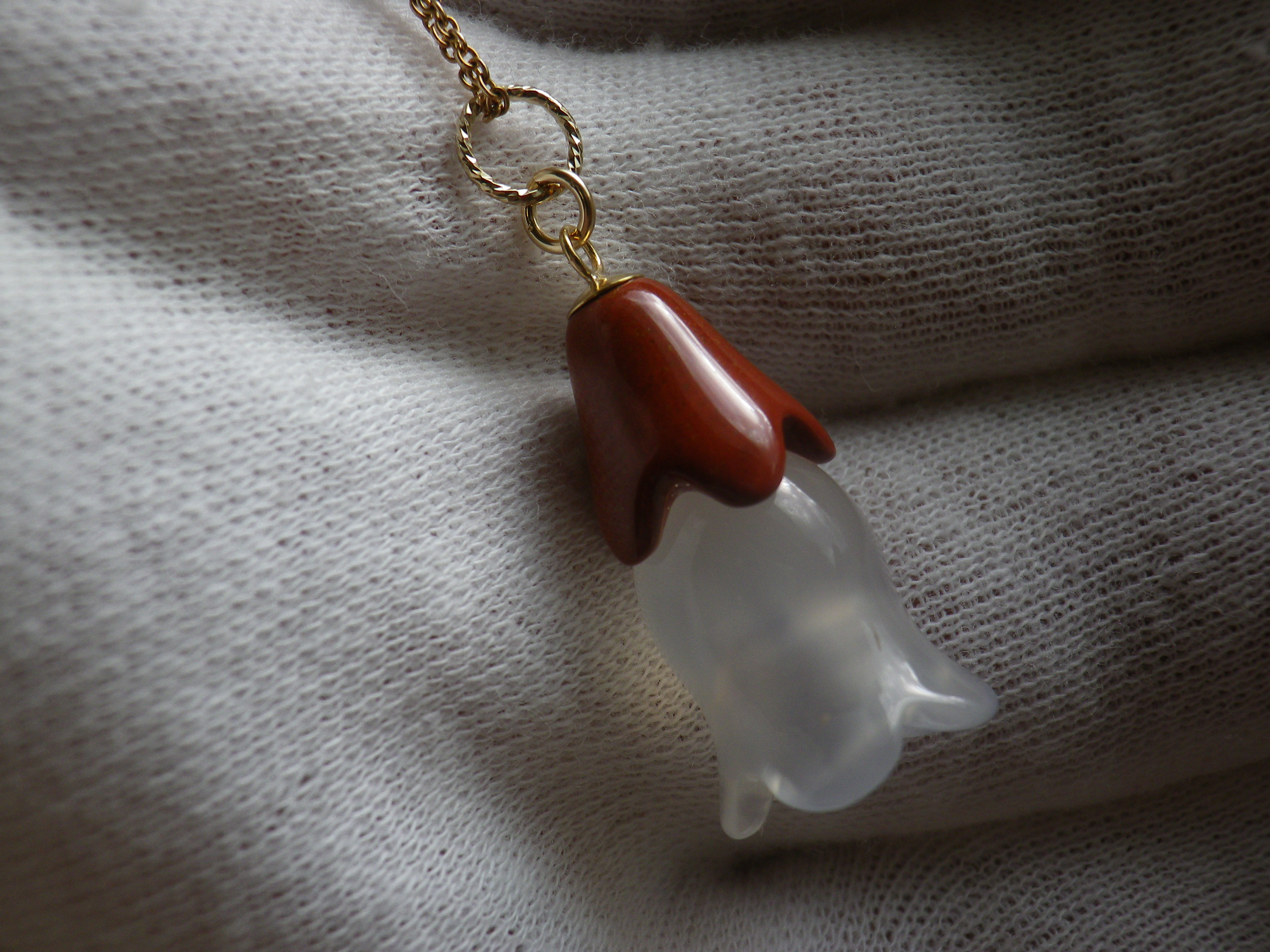 新作！シーアゲート（瑪瑙）とジャスパーの魔法のお花♪魔法の国ザンス