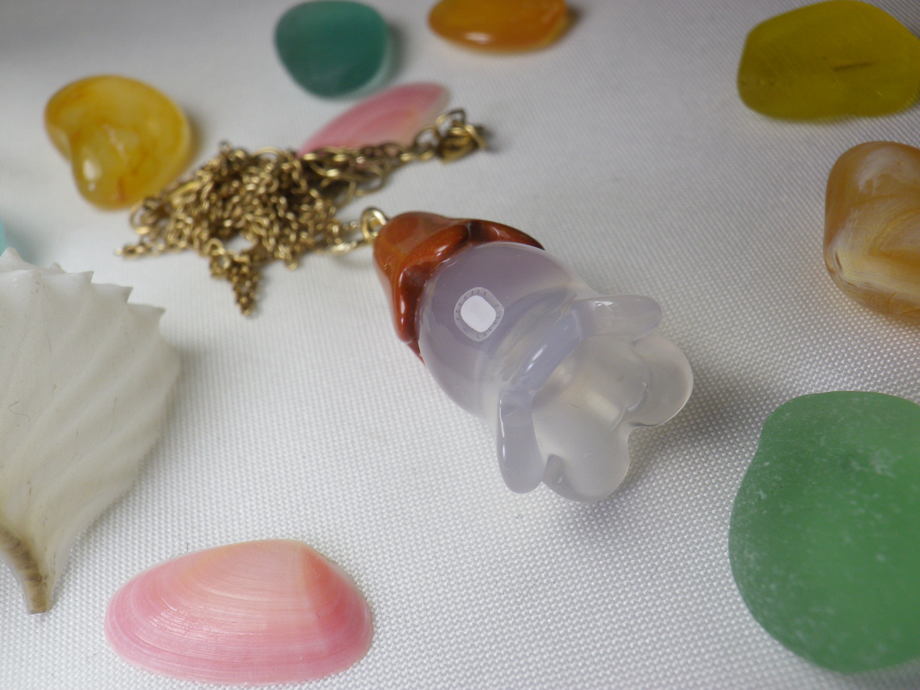 新作！シーアゲート（瑪瑙）とジャスパーの魔法のお花♪魔法の国ザンス