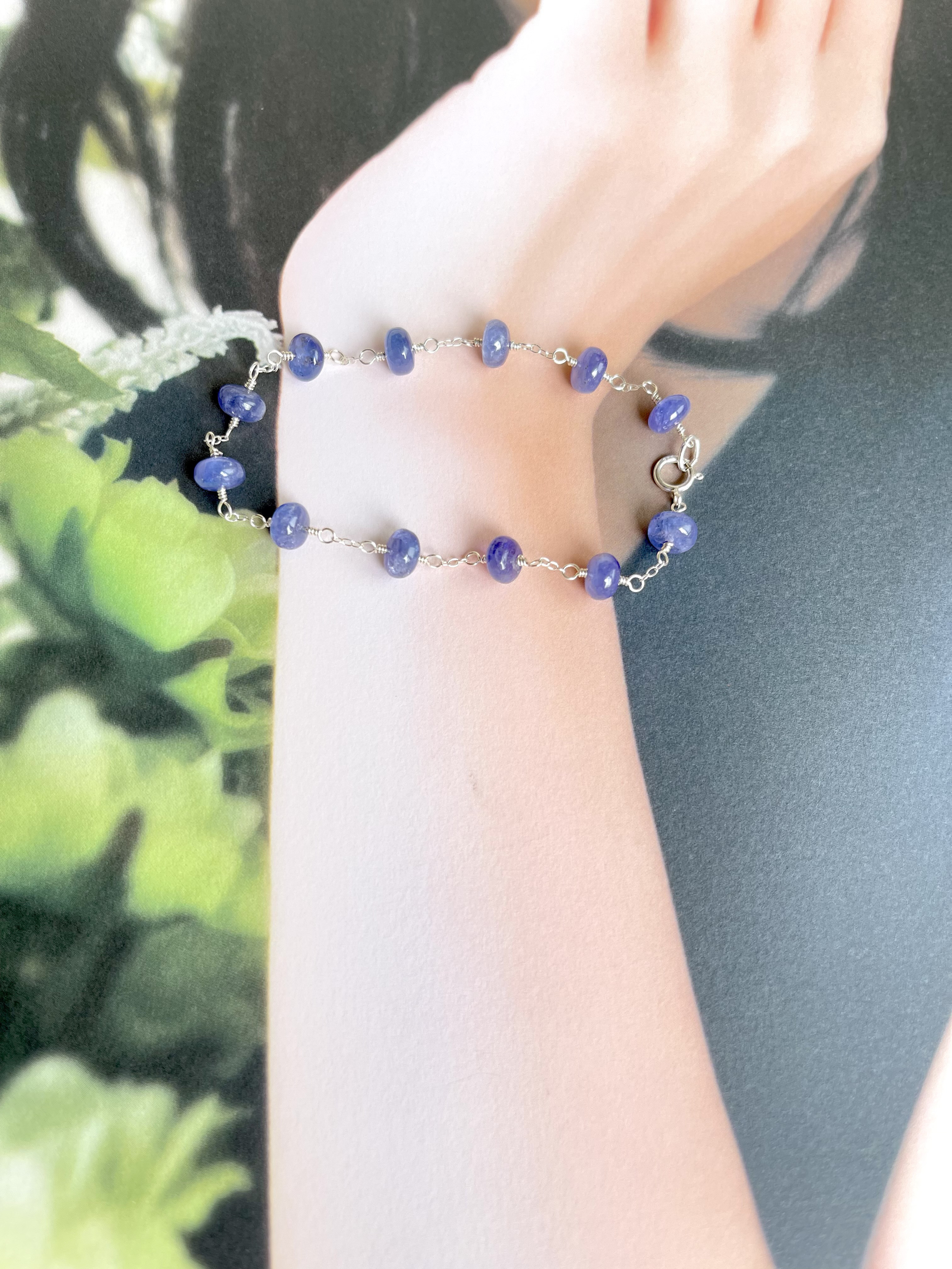 silver925  タンザナイト ブレスレット