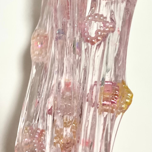 ハンドメイド スライム pearl flame pink ver. おもちゃ・人形