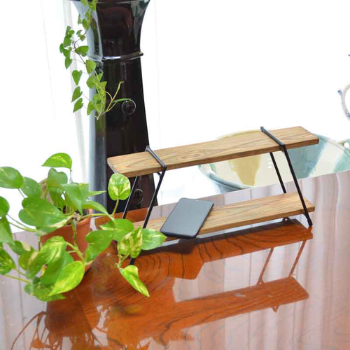 アイアンシェルフ 多肉植物観葉植物 キッチン調味料ラック 店舗