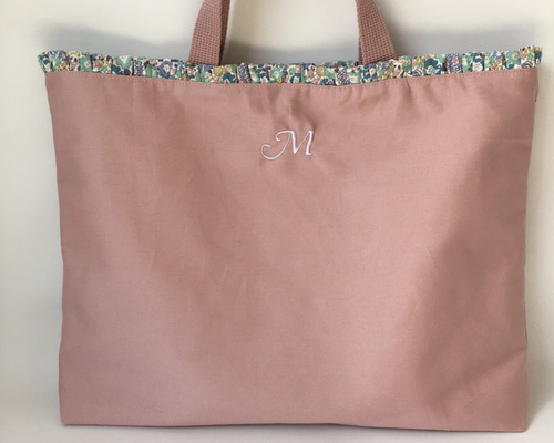 レッスンバッグ♡リバティ柄♡名入れ・イニシャル刺繍可♡レッスンバック レッスンバッグ♡リバティ柄♡名入れ・イニシャル刺繍可
