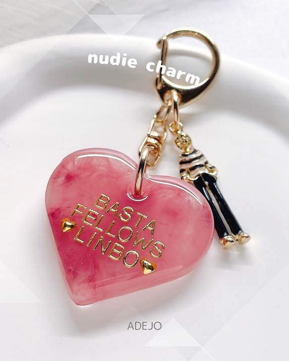 名入れ】ワンカラー♡アルファベットキーホルダー♡キーリング