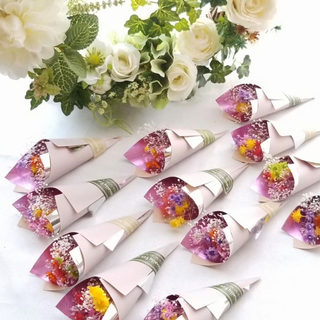 ミニ花束【1個からOK】手のひらサイズ ミニブーケ ドライ