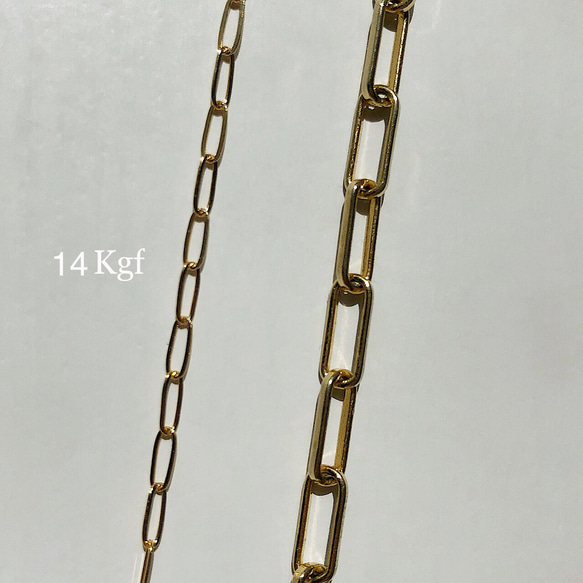 14KGF or silver925 Chain necklace 8枚目の画像