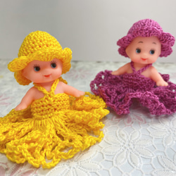 キューピー かぎ針編み ドレス 通常 ver. 2枚目の画像