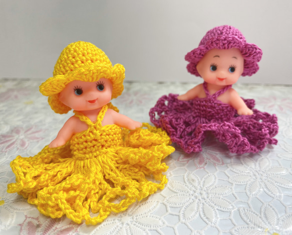 キューピー かぎ針編み ドレス 通常 ver. 2枚目の画像