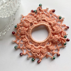 majumaju様☘専用ページ（11/25頃購入） ̩̩͙⸝⋆ かぎ針編み シュシュ シュシュ Cherry 通販 13982939｜Creema