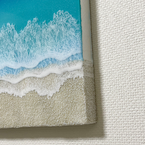 レジンアート　海アート　インテリア　壁掛け　オーシャンアート レジンアート海 オーシャンアート 海アート クラッキングアート