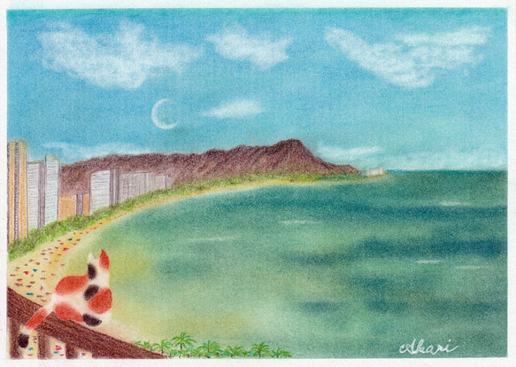 パステル原画「Beautiful Hawaii」 2枚目の画像