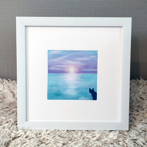 パステルアート ミニ原画「Sunrise」 絵画 Akari 通販 13983086