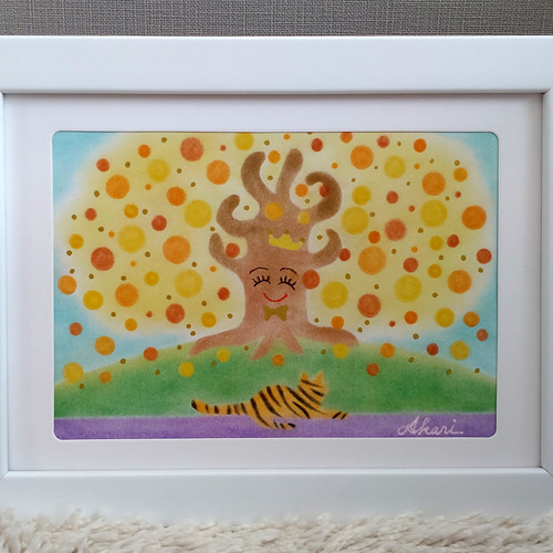 パステル原画 オーラの樹「Fortune」 絵画 Akari 通販 13983171