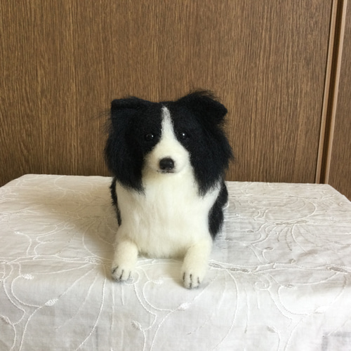 【保障できる】 羊毛フェルト ボーダーコリー 羊毛フェルト masapan 通販 羊毛フェルト