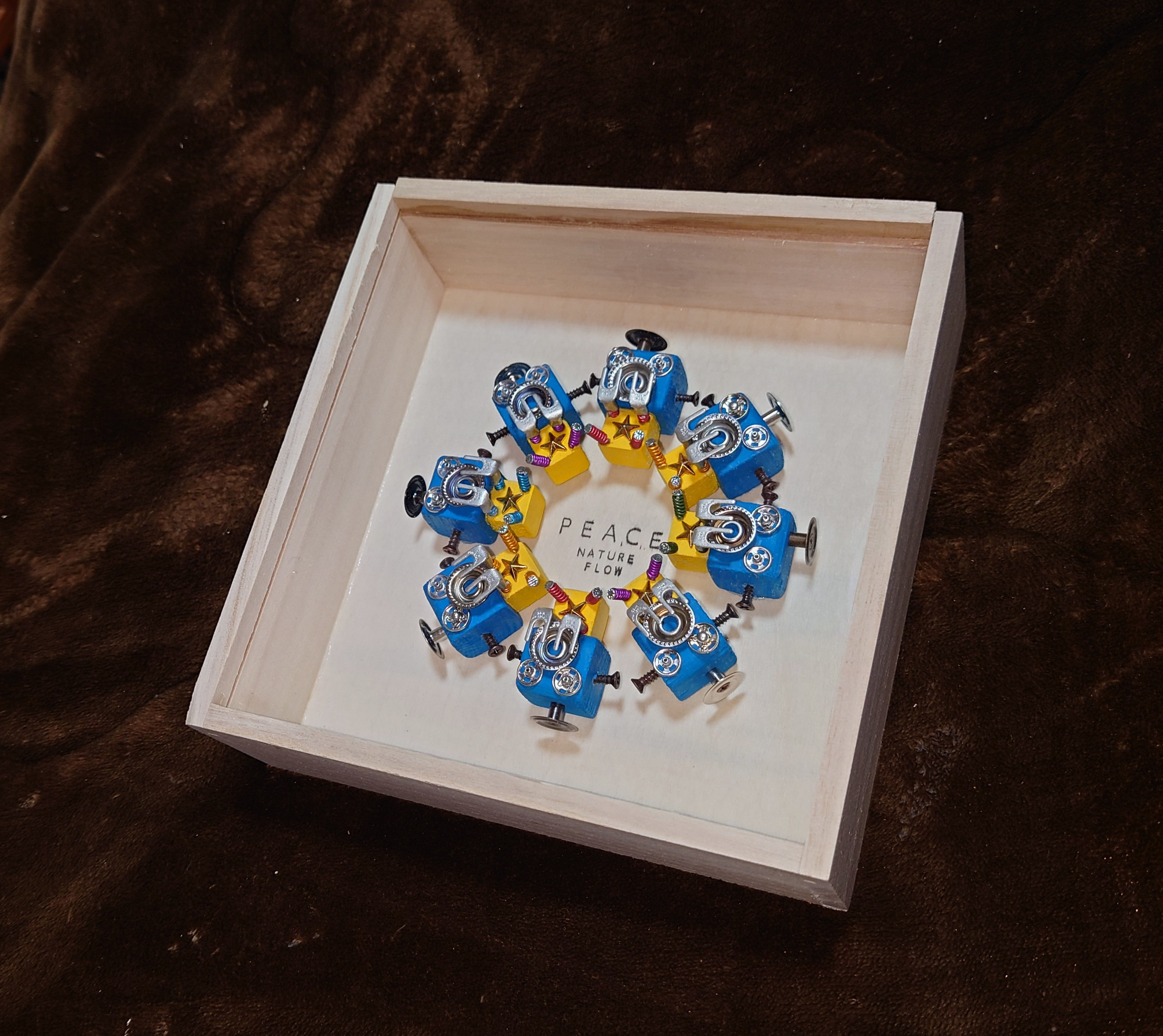 【ちょボットオブジェ】ウクライナカラー