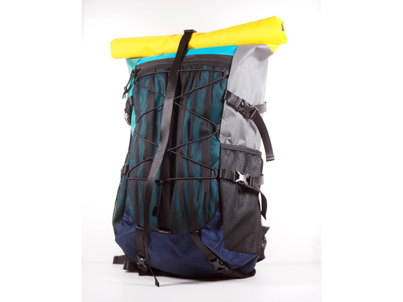 黄緑灰青 X-Pac 超軽量登山バッグ 20L 30L 40L バークマウンテン55Lバックパック 宿泊登山 日帰り登 2枚目の画像