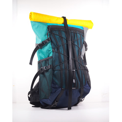 黄緑灰青 X-Pac 超軽量登山バッグ 20L 30L 40L バークマウンテン55Lバックパック 宿泊登山 日帰り登 1枚目の画像