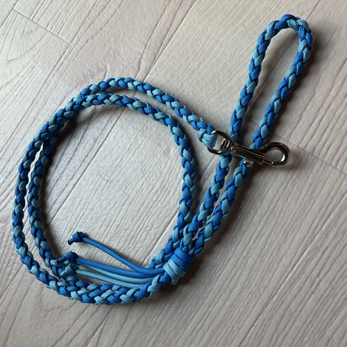 パラコードリード（青and水色） リード・首輪 BIGDIPPER 通販 13983684