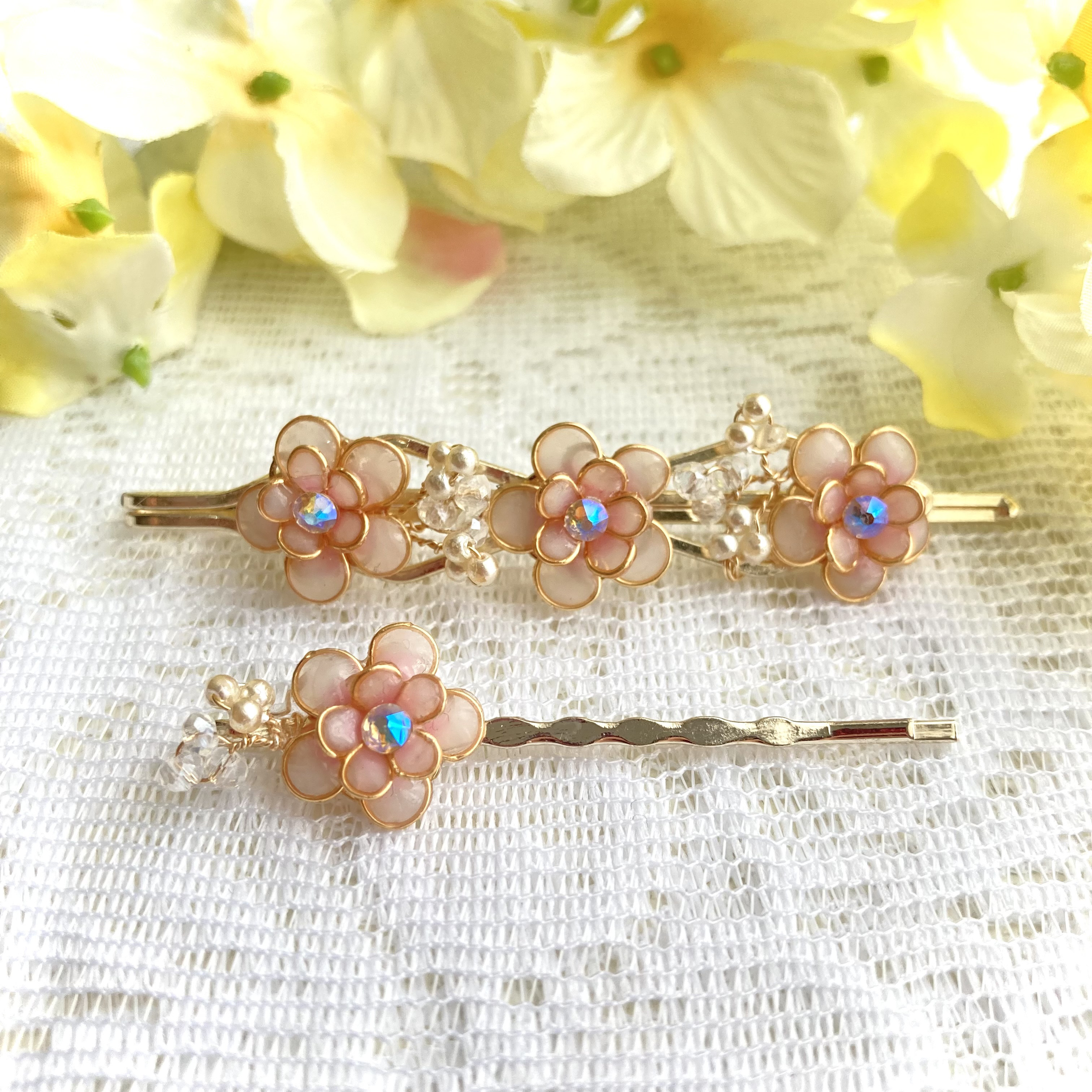 miuuna フラワー ヘアピン セット miuuna フラワー ヘアピン セット