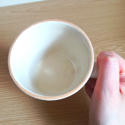 【陶器】アザミとアゲハ蝶のマグカップ 5枚目の画像