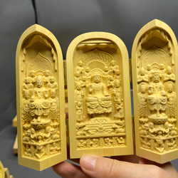 十八羅漢  木彫仏像  三開仏  置物  仏教工芸品 4枚目の画像