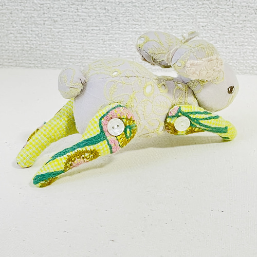 ミナペルホネン うさぎ ぬいぐるみ ハンドメイド ラビット ミナペルホネン うさぎ ぬいぐるみ ハンドメイド ラビット