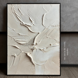 現代アート 40×30㎝ キラキラ テクスチャーアート モダン アートパネル