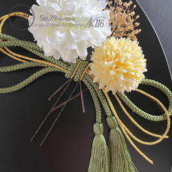 RENEWAL 《鶴的水木和小草蘭髮飾》婚禮 / Shiromuku / 彩扇 / 成人儀式 / 和服 / Hakama / F 第3張的照片