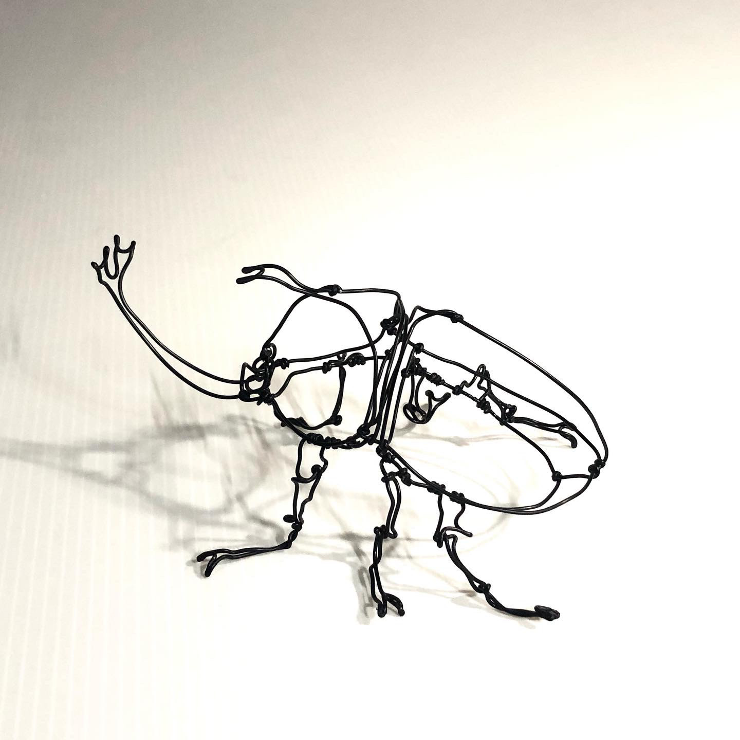 ワイヤーアート昆虫シリーズ　カブトムシ