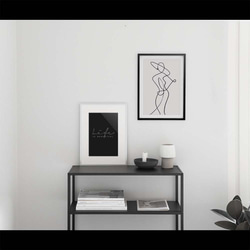 【0635】アートポスター　Woman Body Minimalist Drawing Art Print　北欧 8枚目の画像