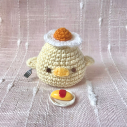 目玉焼きの帽子 ハムスター・小動物・ぬいぐるみ ペット服