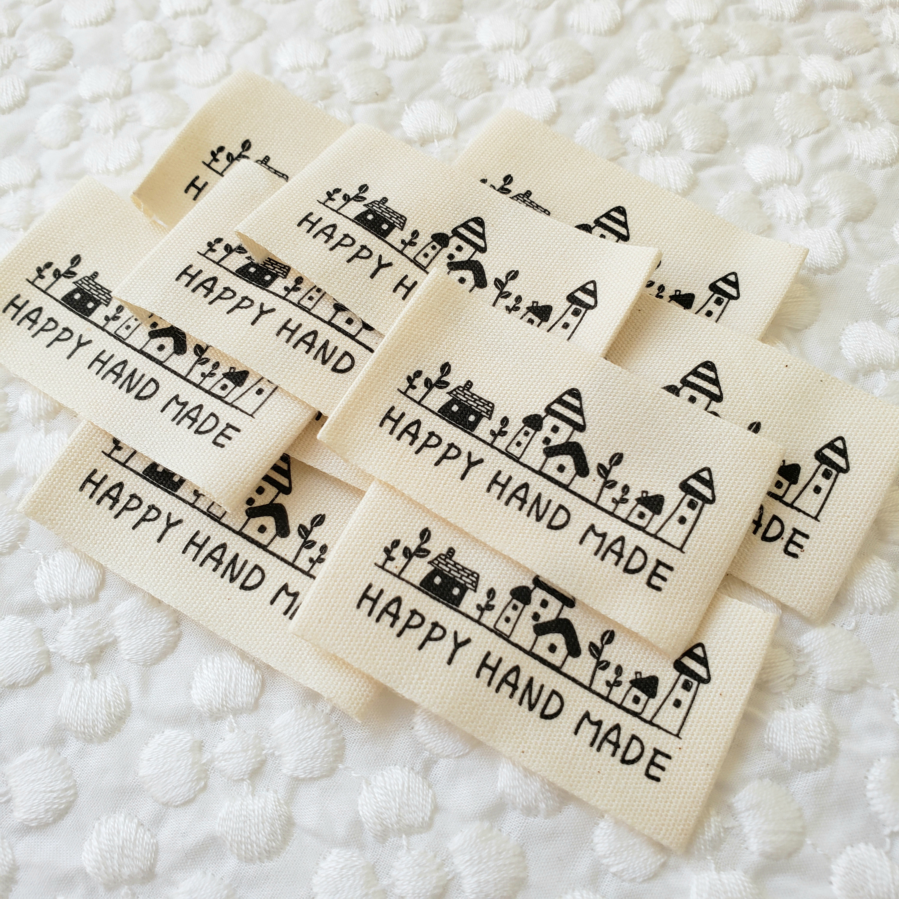 タグ プリントタグ ハンドメイド おうち 10枚セット T-134 ワッペン