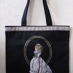 マリー・アントワネット(本)の肖像画を描いたトートバッグ トート