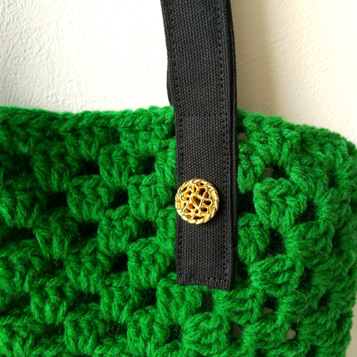 冬支度ハンドメイド2023』☆かぎ針編み☆ニットバッグ トートバッグ