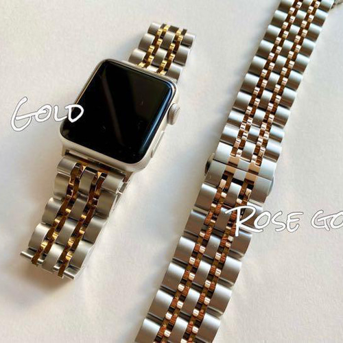 Apple Watch ダブルラインベルト ゴールド ブレスレット Momom 通販