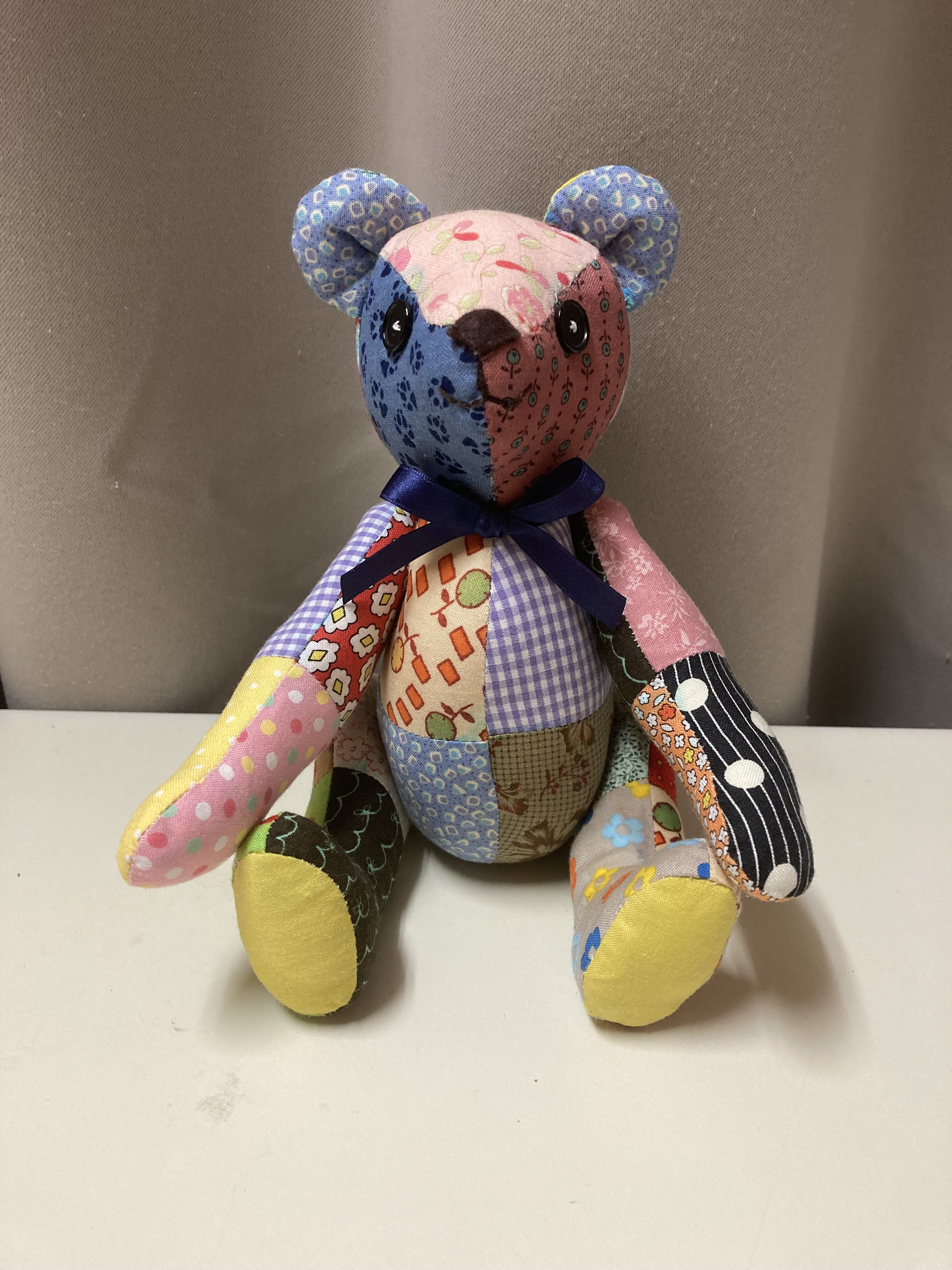 20周年記念 パッチワーククマのぬいぐるみ 2個セット【新品】パッチワークぬいぐるみ 成くま式 リラックマ