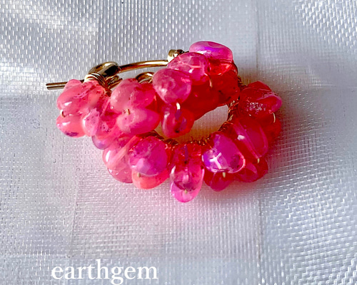 14kgf】✴︎大人のピンクピアス✴︎エチオピア産プレシャスオパールが