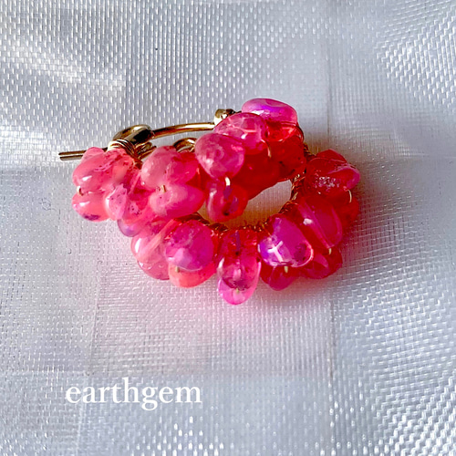 14kgf】✴︎大人のピンクピアス✴︎エチオピア産プレシャスオパールが