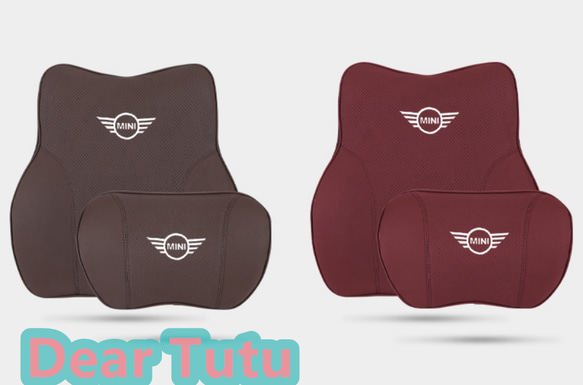 BMW MINI ネックパッド 枕 自動車用 車内装（2個セット 10枚目の画像