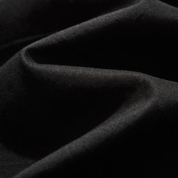 優しく揺れる、ゆるふわギャザースカート　リネンロングスカート　裏地付き　ブラック　220512-5 6枚目の画像