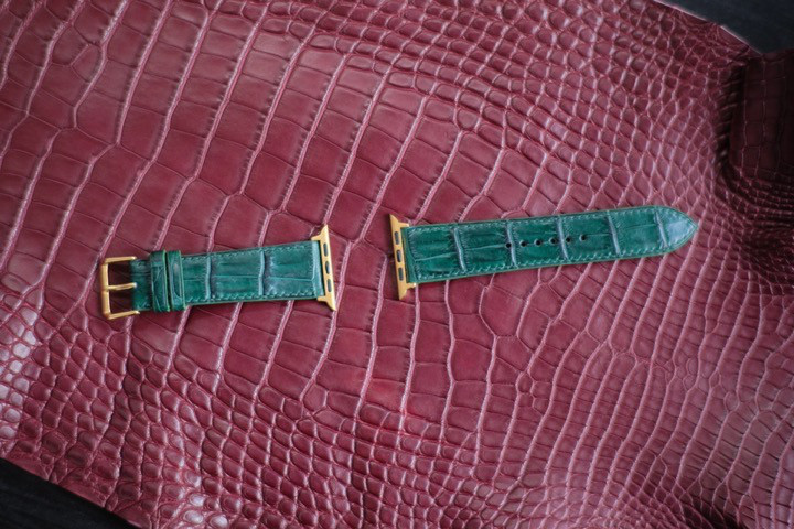 アップルウォッチ時計ベルト高級ワニ革時計ベルト