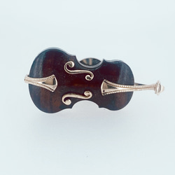 ＜Min.Wks＞バイオリン／ビオラ　ピンブローチ⑥ 3枚目の画像