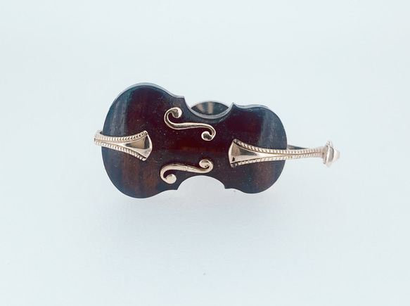 ＜Min.Wks＞バイオリン／ビオラ　ピンブローチ⑥ 3枚目の画像
