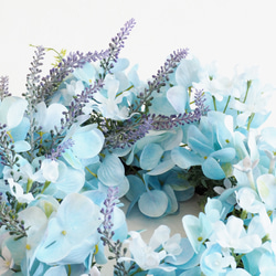 Hydrangea Wreath / with Asymmetry Lavender 4枚目の画像