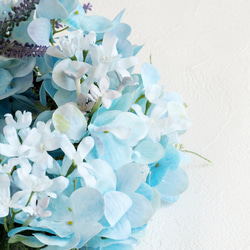 Hydrangea Wreath / with Asymmetry Lavender 7枚目の画像