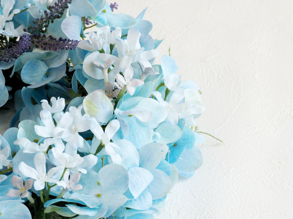 Hydrangea Wreath / with Asymmetry Lavender 7枚目の画像
