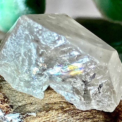 天使のギフト】レインボー エレスチャル クォーツ 骸骨水晶 天然石 