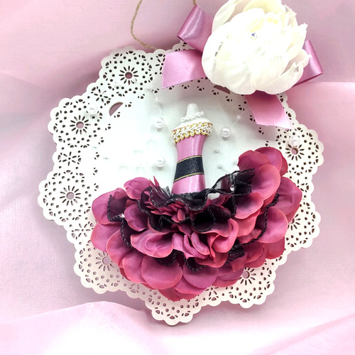 アロマストーンバレリーナドレス＆フラワーアレンジ アロマストーンバレリーナドレス＆フラワーアレンジ