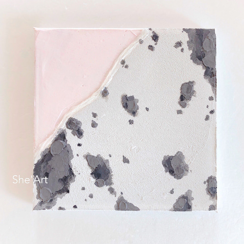 テクスチャーアート 透かし和紙 麻柄 現代アート アートパネル 和